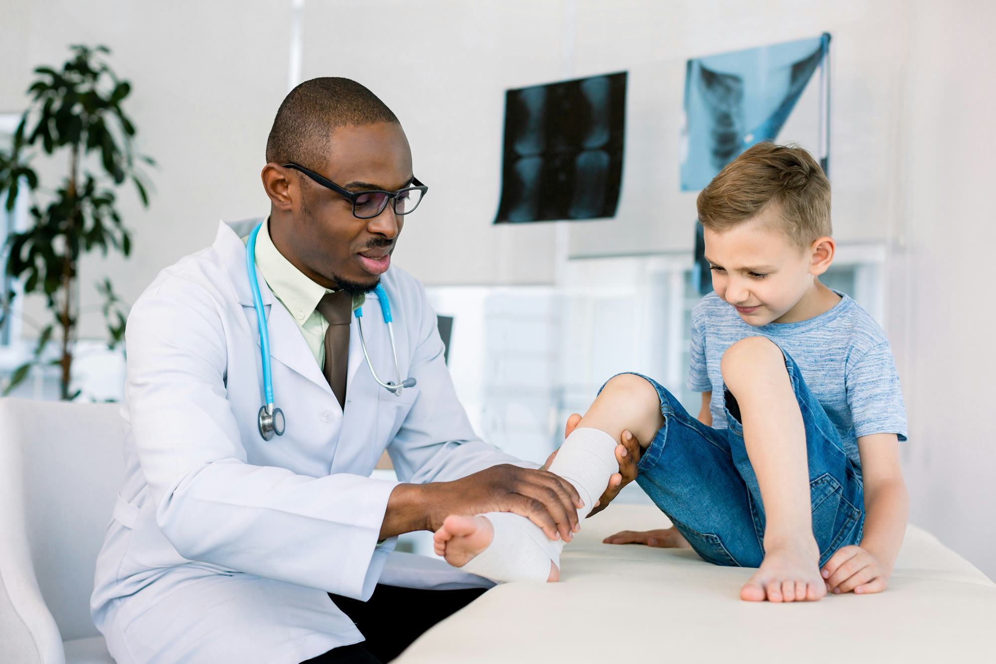 Dr and boy
